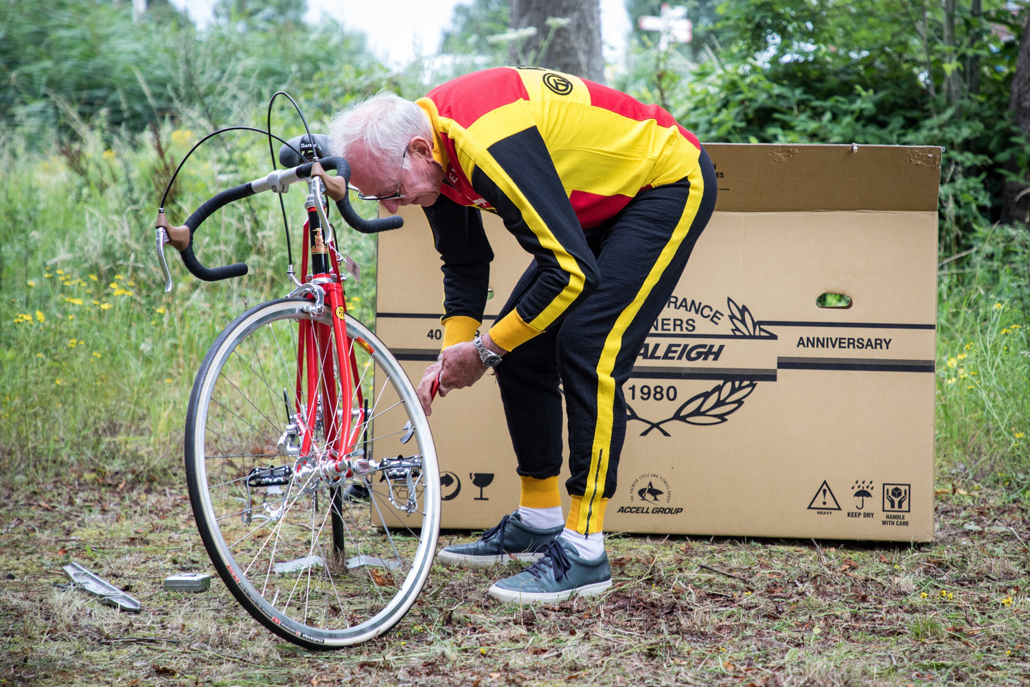 The making of the Raleigh TI 40th Anniversary Bike