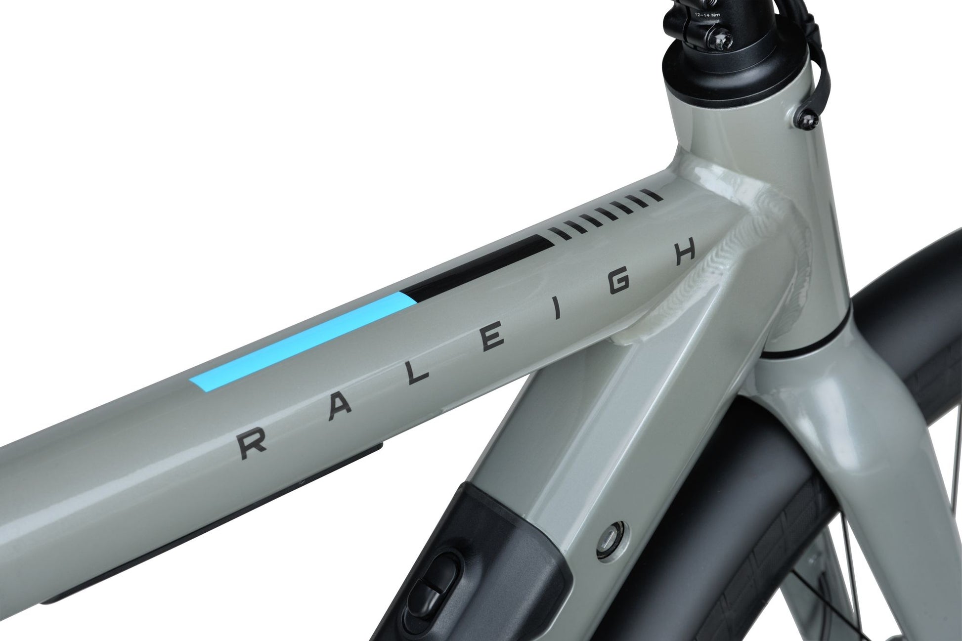 Raleigh ONE grey top tube logo2
