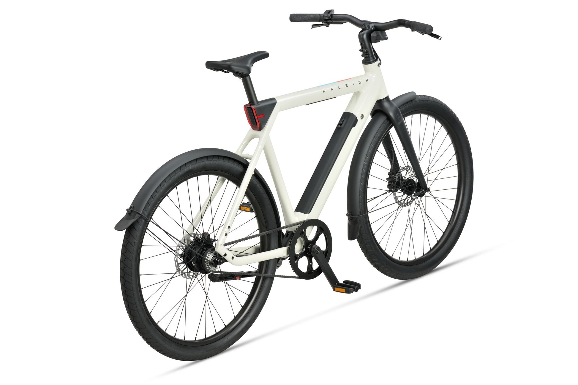 Raleigh ONE white back angle view2
