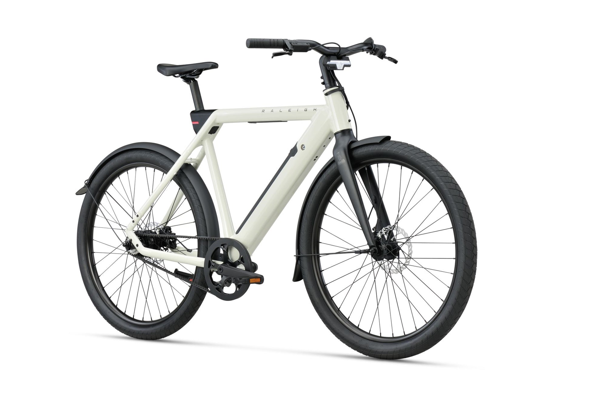 Raleigh ONE white front angle view