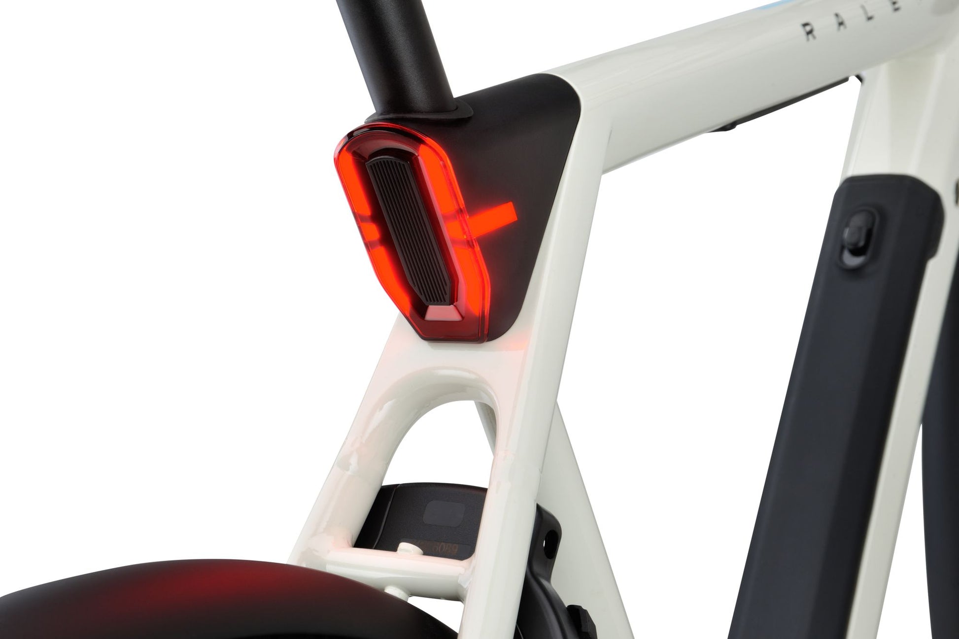 Raleigh ONE white rear light on2