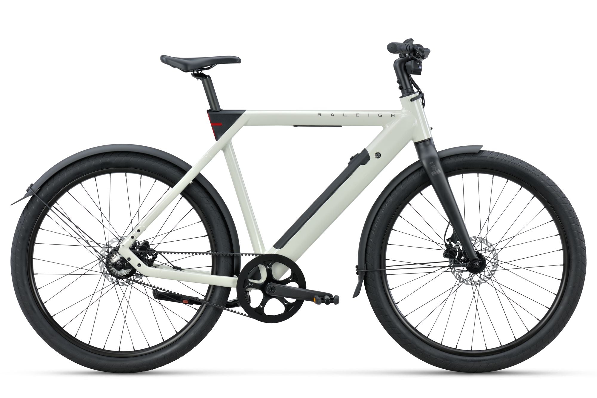 Raleigh ONE white side view